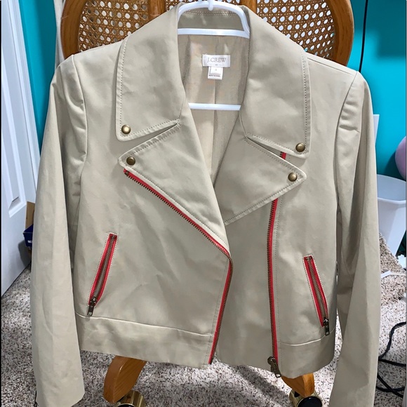J. Crew Jackets & Blazers - Like New J.Crew Cropped Zipper Jacket